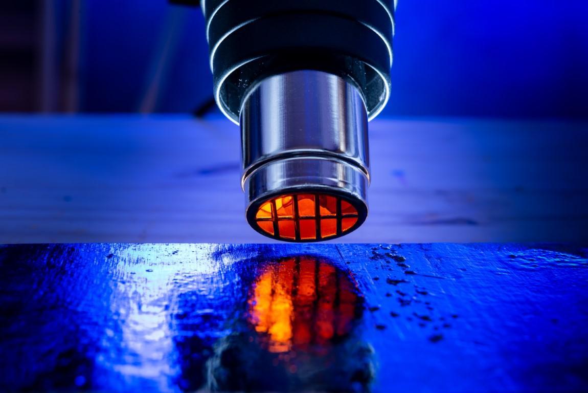Internal resistance of a  heat gun.